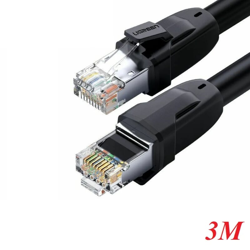 Ugreen 70330 3m cáp mạng cat 8 24awg class s/ftp 2000mhz nw121