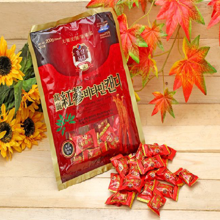 Kẹo hồng sâm Hàn Quốc bổ sung vitamin 200g