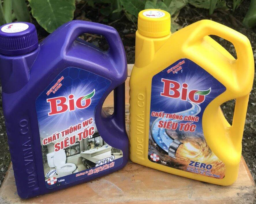 Nước Thông Cống Siêu Tốc BIO 1.6kg, Thông Tắc Đường Cống