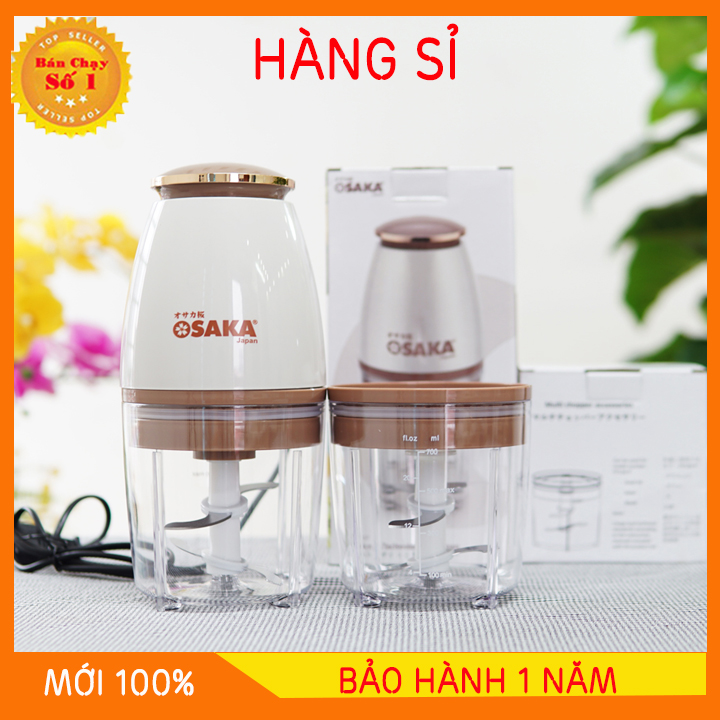 [HÀNG TỐT - GIẢM THÊM 8%] Máy xay mini đa năng hàng xuất nhật OSAKA đầu dẹt - Máy xay sinh tố OSAKA