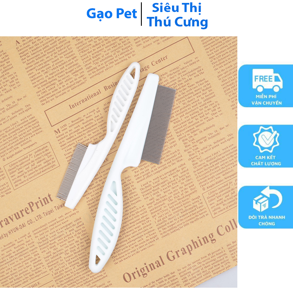 Lược chải ve rận chó mèo