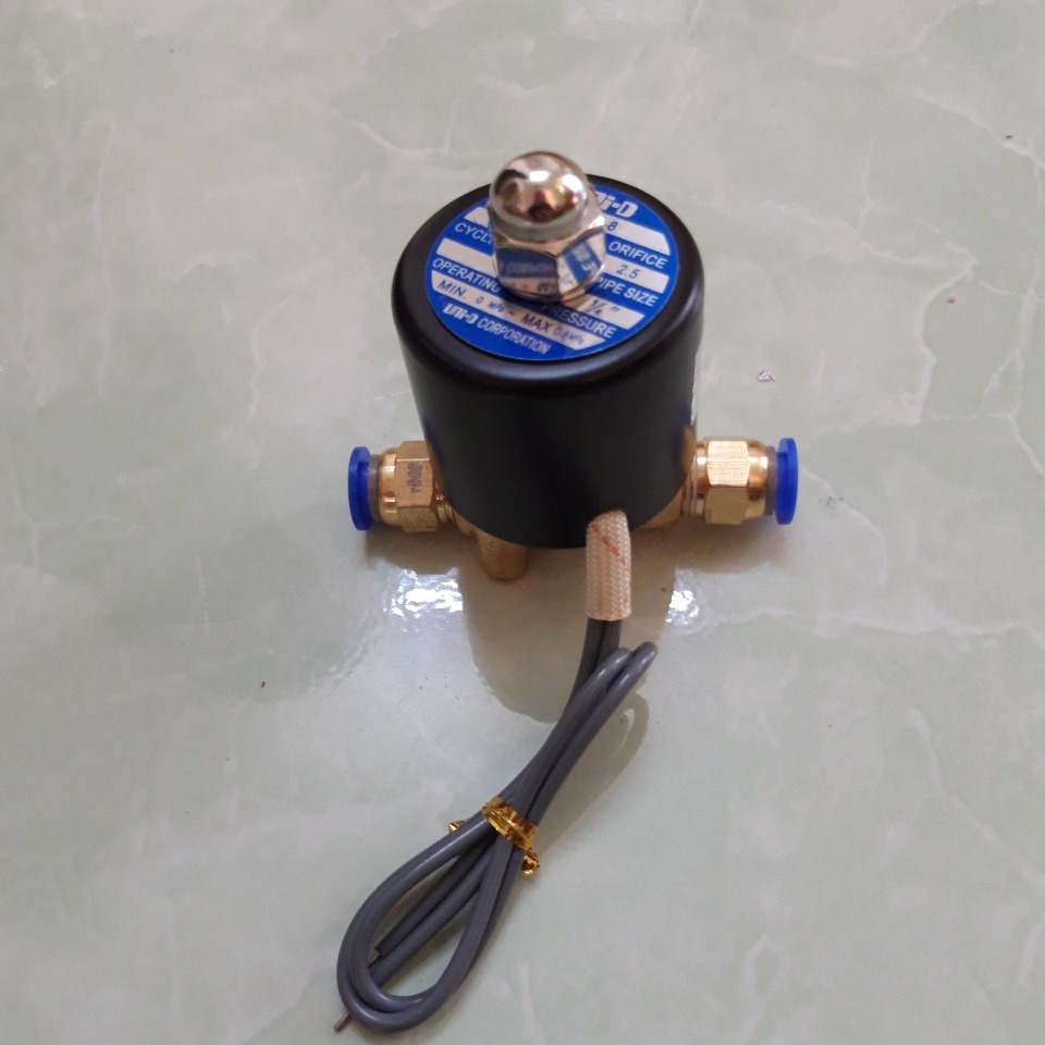Van điện từ 8mm 220V hoặc 24V (coil dây đồng) xài cho phun sương tự động