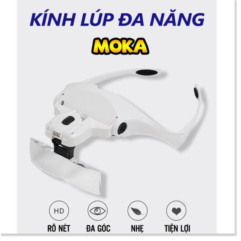 Kính lúp đa năng moka - 5 cấp độ phóng đại