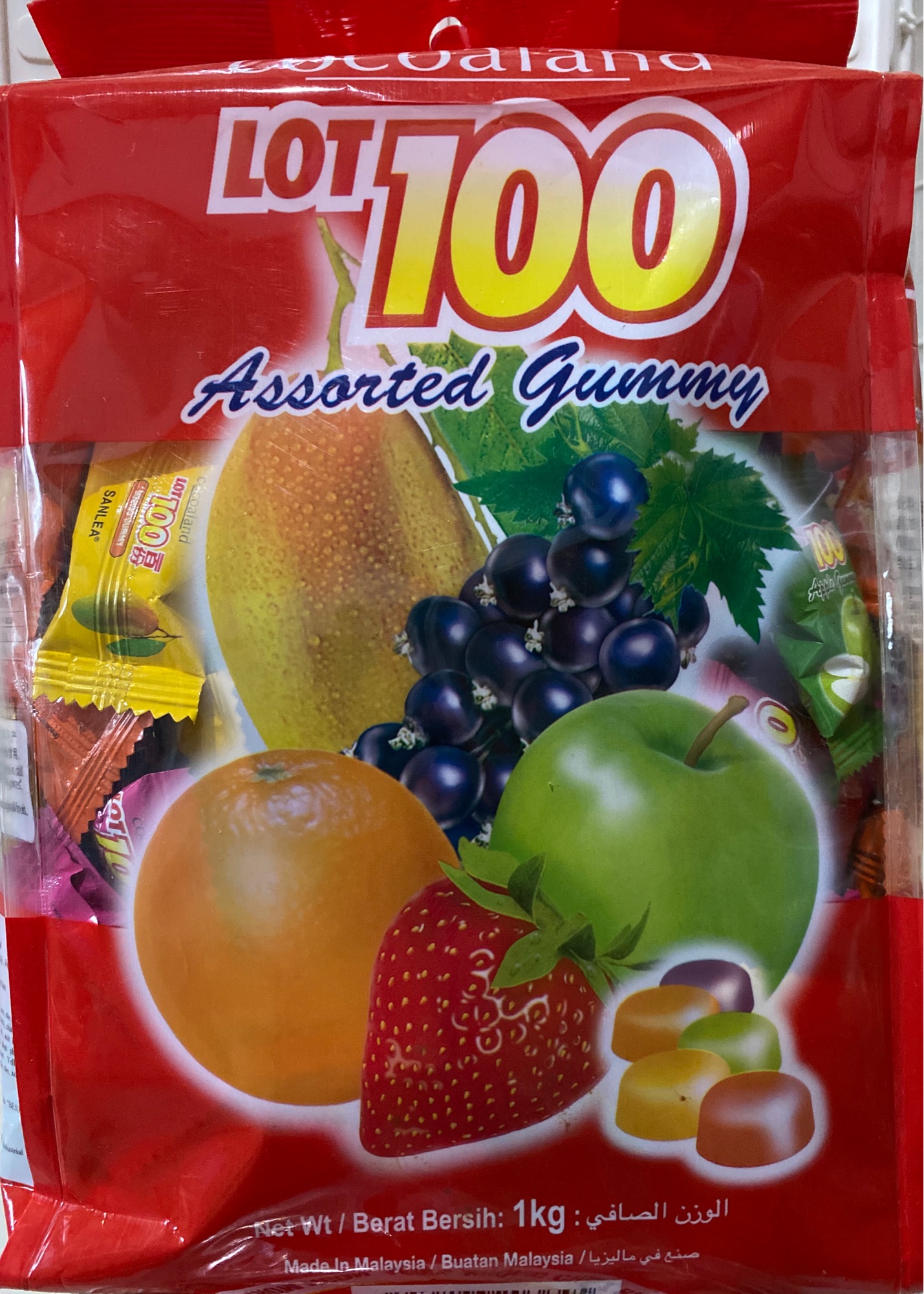 Kẹo dẻo trái cây tổng hợp lol 100 combo 2 bịch