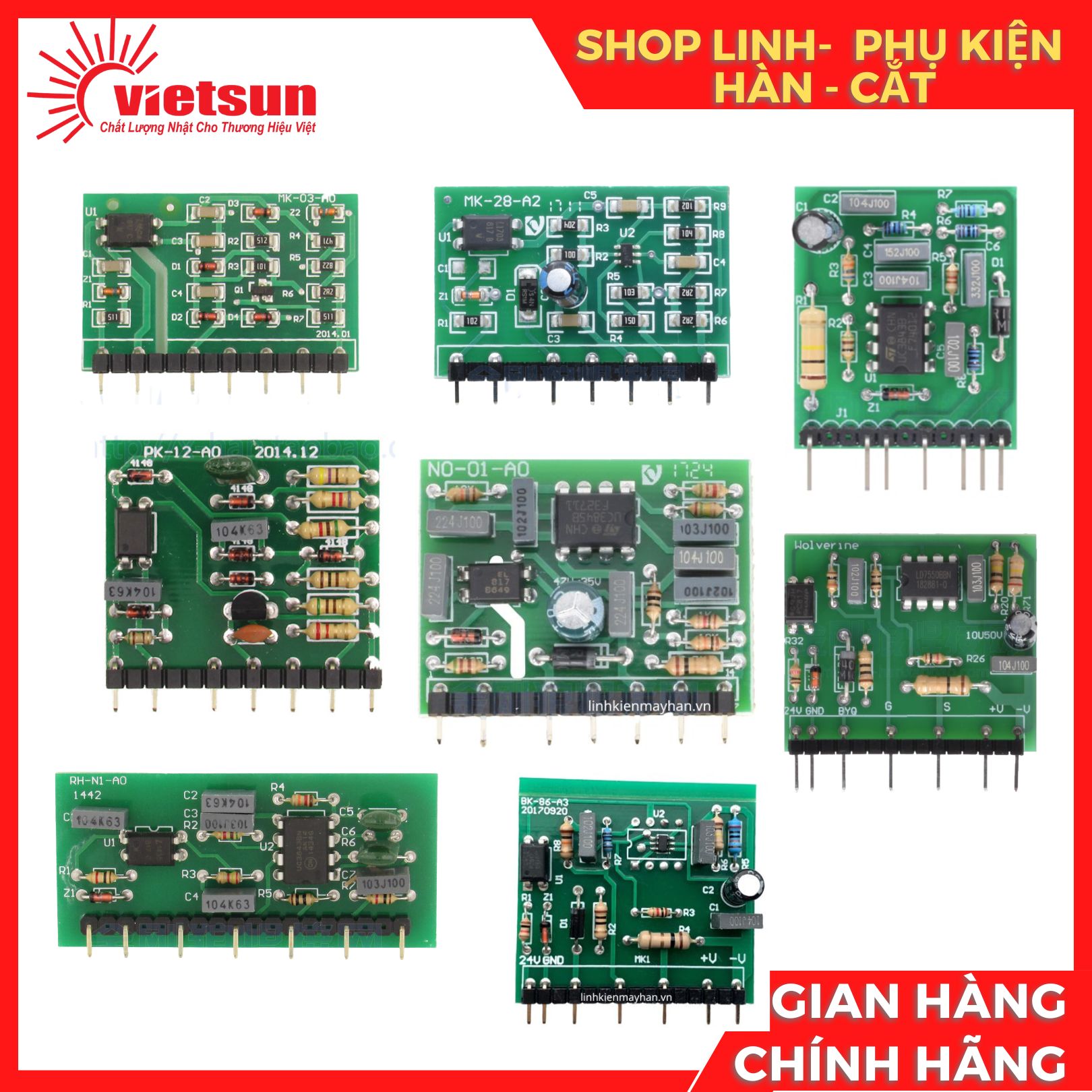 Bo mạch nguồn dùng cho máy hàn điện tử