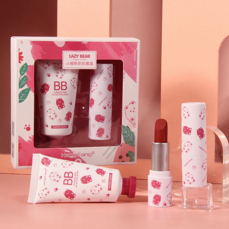 Set make up 2 món : kem nền BB cream và thỏi son lì chất matte lâu trôi🍄🍄