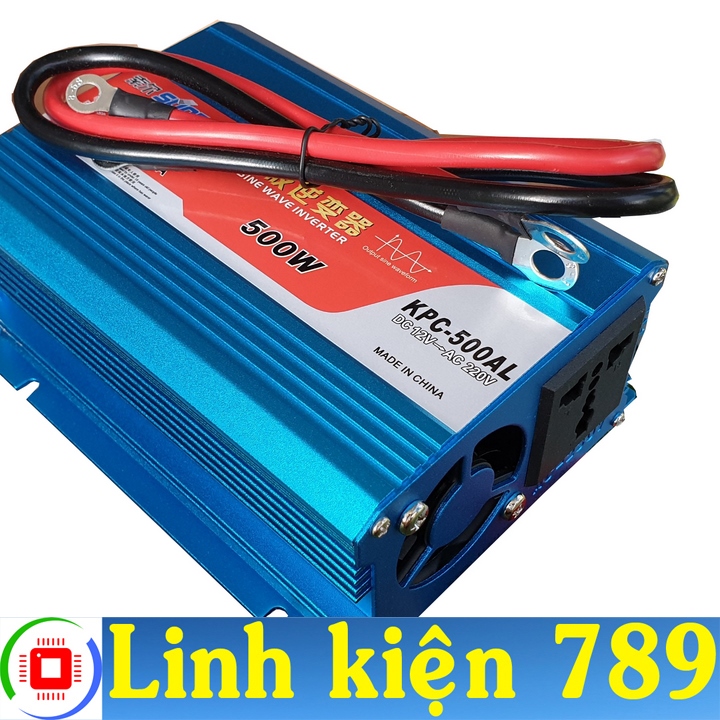 Bộ kich điện 12V lên 220V 500W Suoer sóng sin chuẩn - Linh Kiện 789
