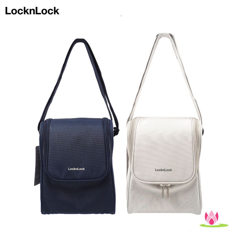 Túi giữ nhiệt locknlock đựng hộp cơm cooler bag hwb822