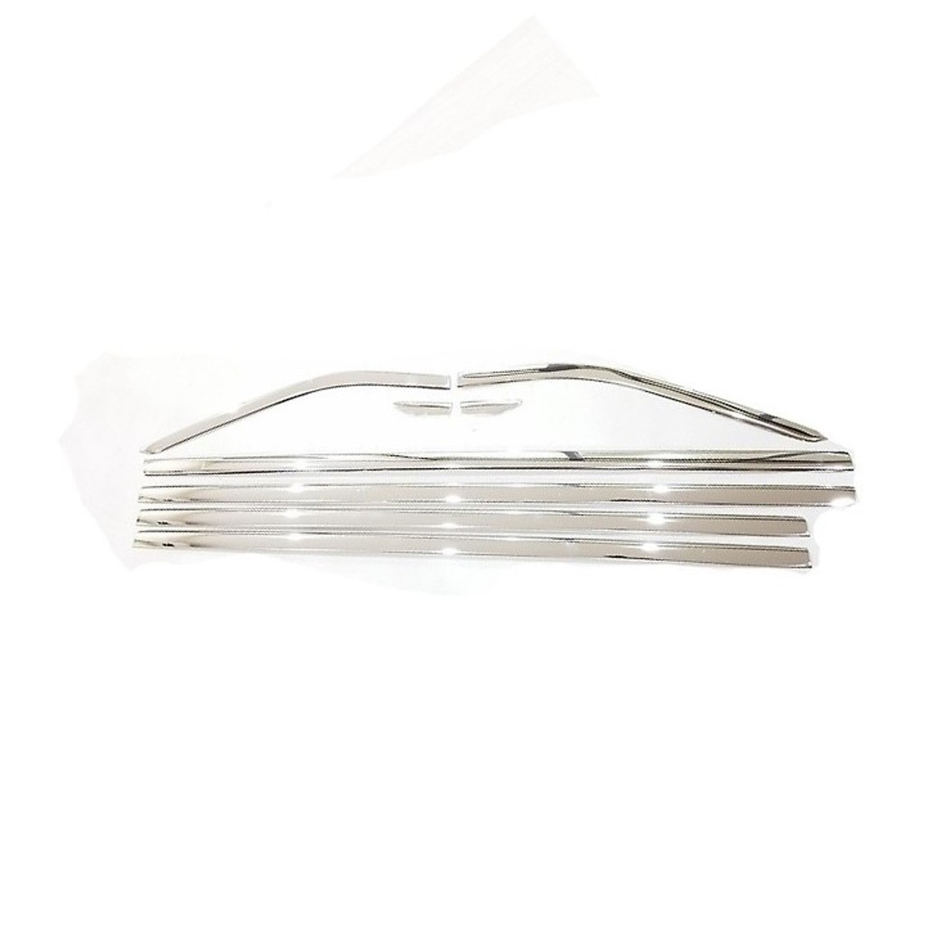 Bộ nẹp viền cong kính, chân kính inox xe Xpander 2018 đến nay