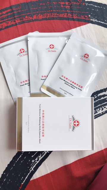 MẶT NẠ TRẮNG DA DR.SATIN - HÀNG XÁCH TAY ĐÀI LOAN