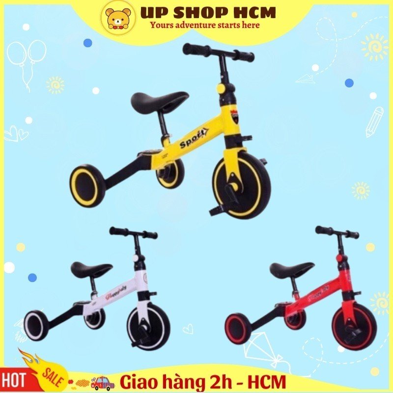 Xe đạp trẻ em xe chòi chân Sport xe thăng bằng 3 trong 1  có bàn đạp dành cho bé từ 1 đến 5 tuổi