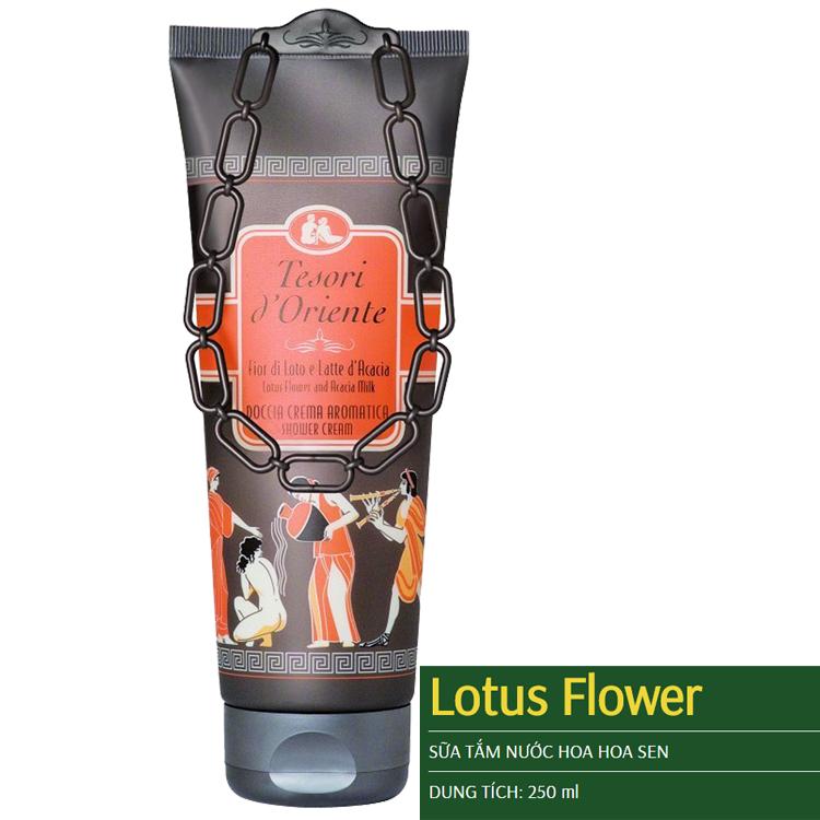 Sữa tắm nước hoa Tesori D' Oriente hoa sen ngọt ngào 250ml - ITALY