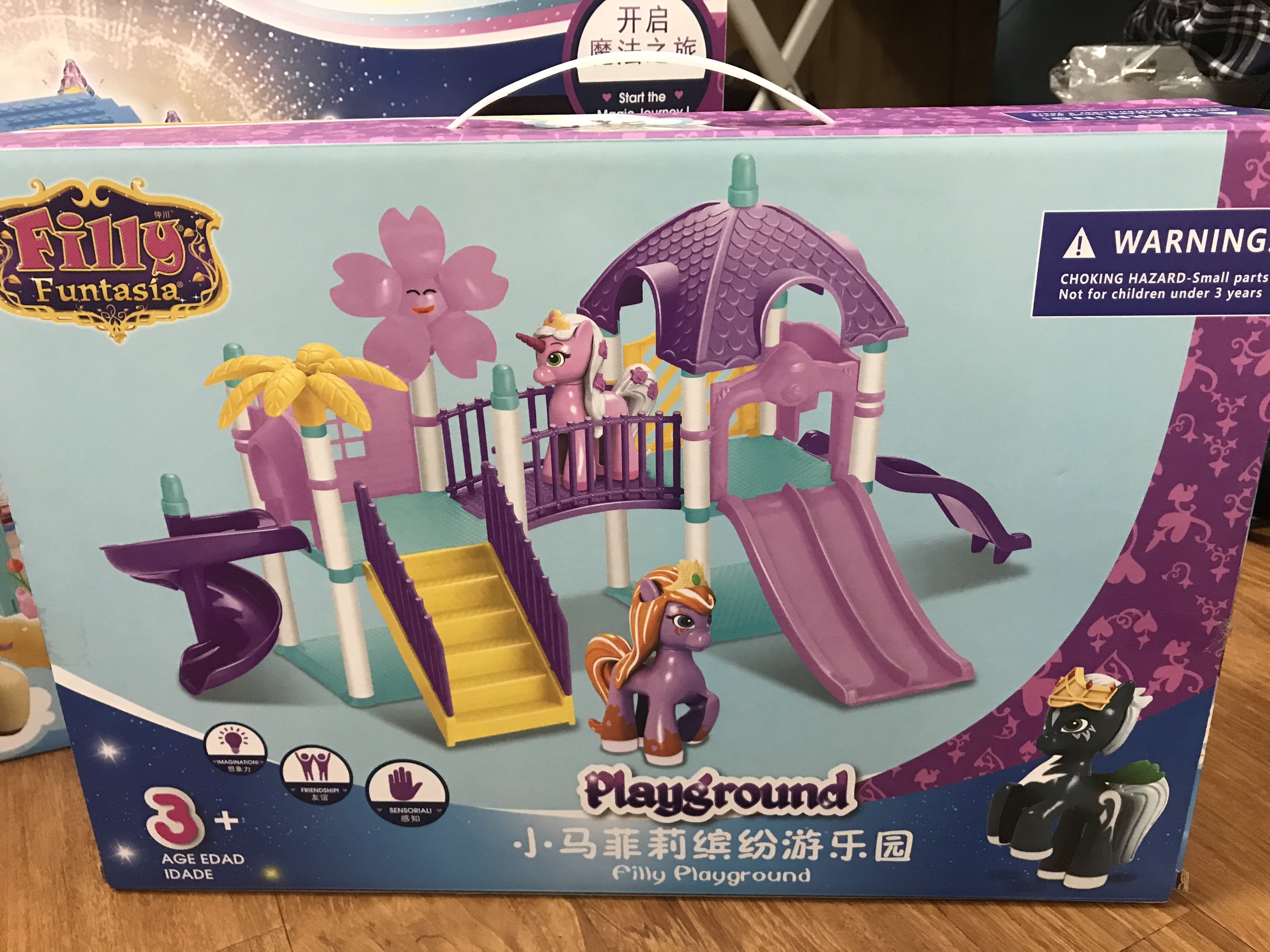 BỘ GHÉP HÌNH CẦU TRƯỢT NGỰA POLY - LEGO NGÔI NHÀ NGỰA PONY