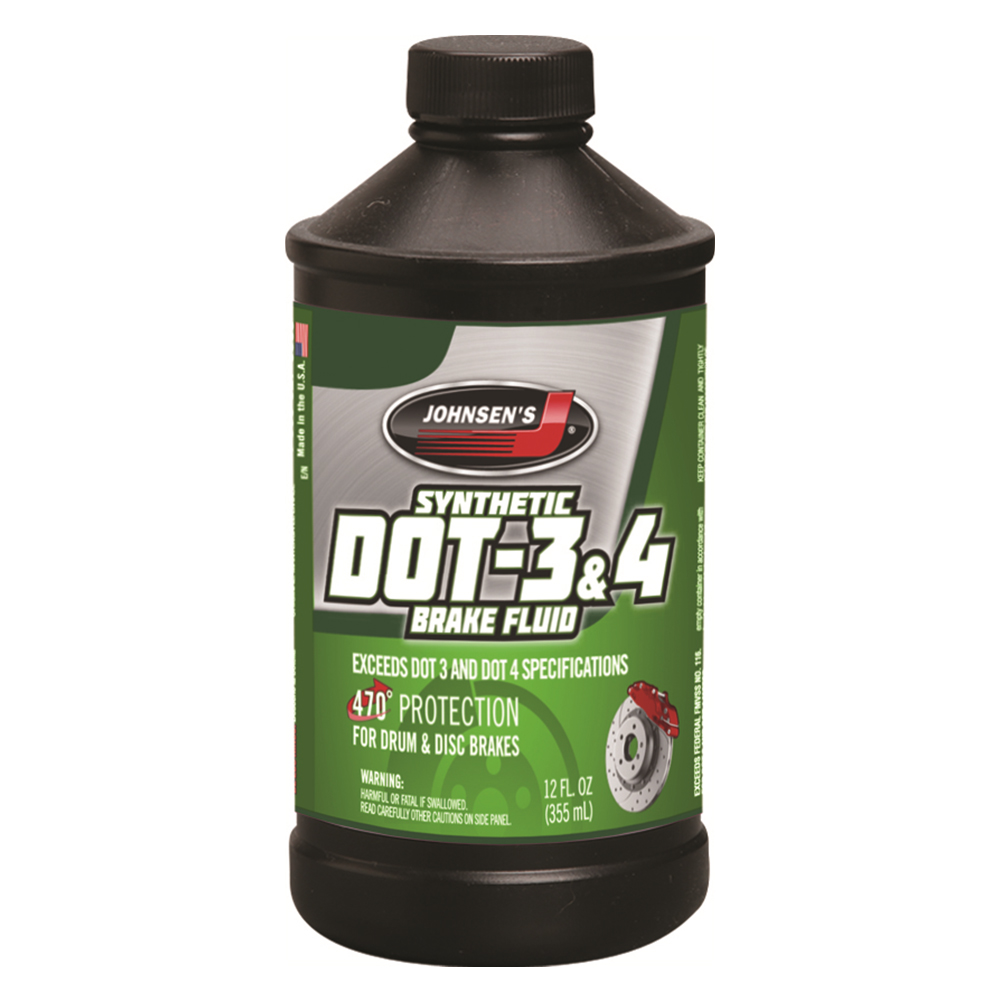 Dầu Phanh Xe Ô Tô DOT 4 Johnsen Brake Fluid 355ml (Vàng)