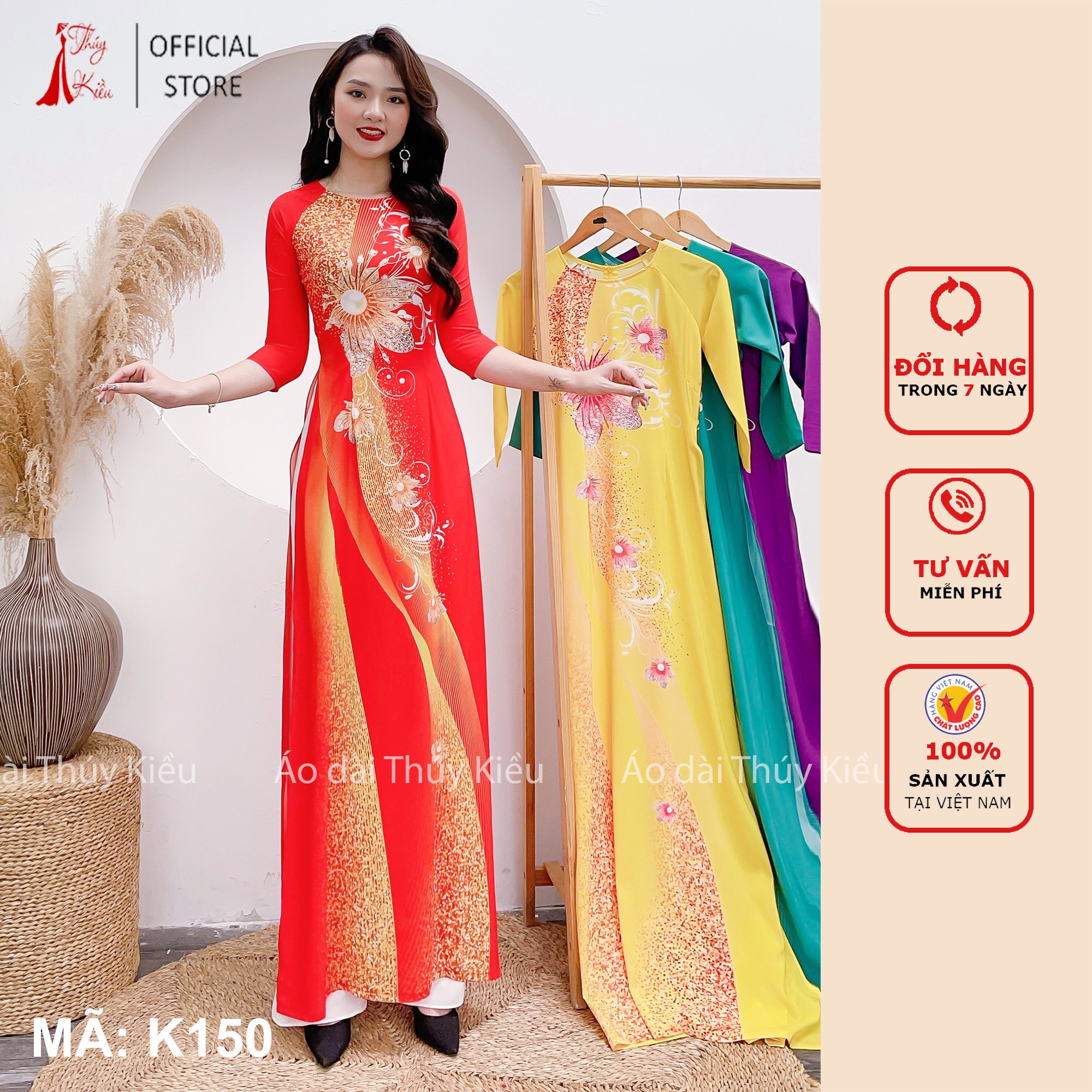 Ao Dai Gam.do Giá Tốt T12/2023