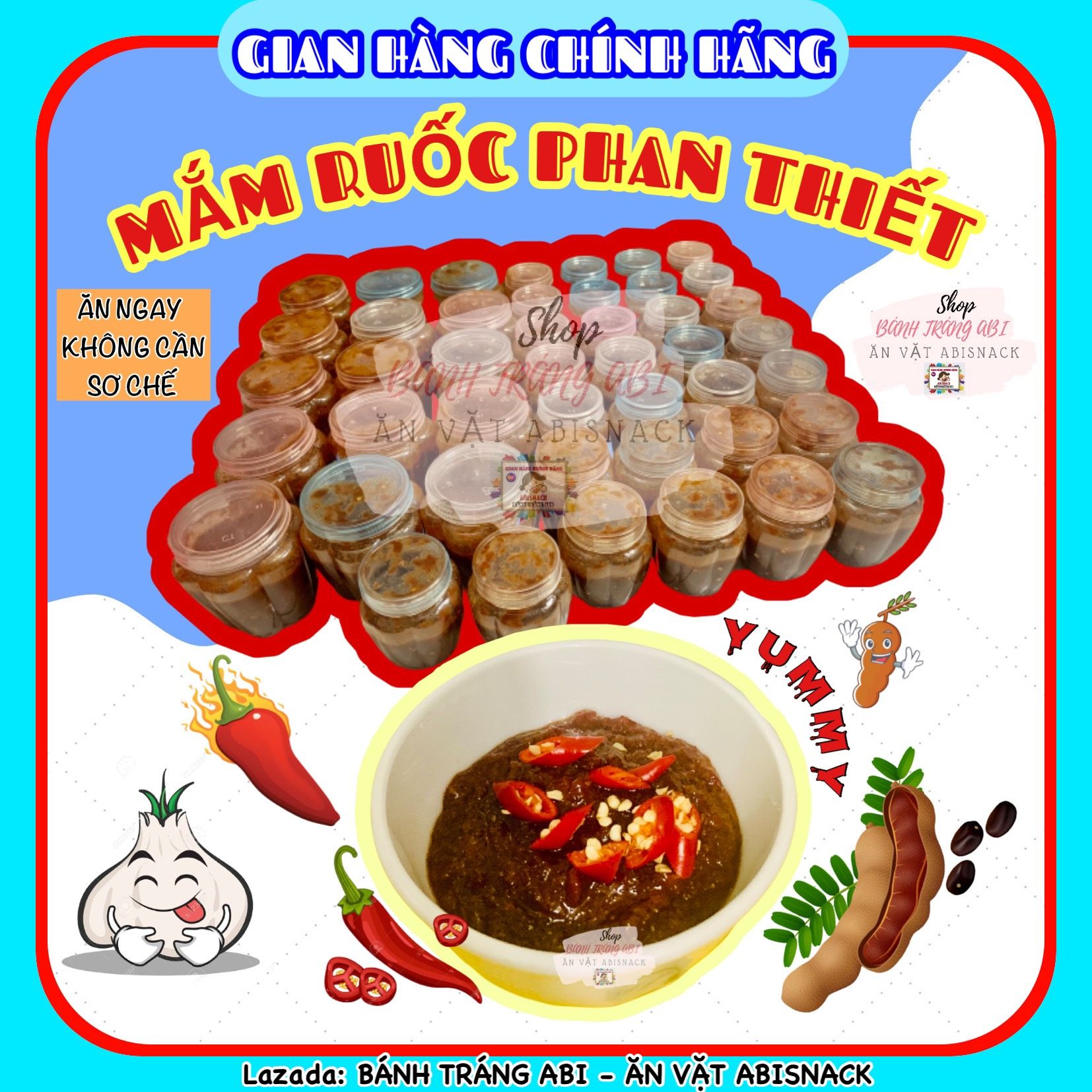 Hũ 400gr Mắm ruốc Phan Thiết xào me cay - ăn ngay không cần sơ chế