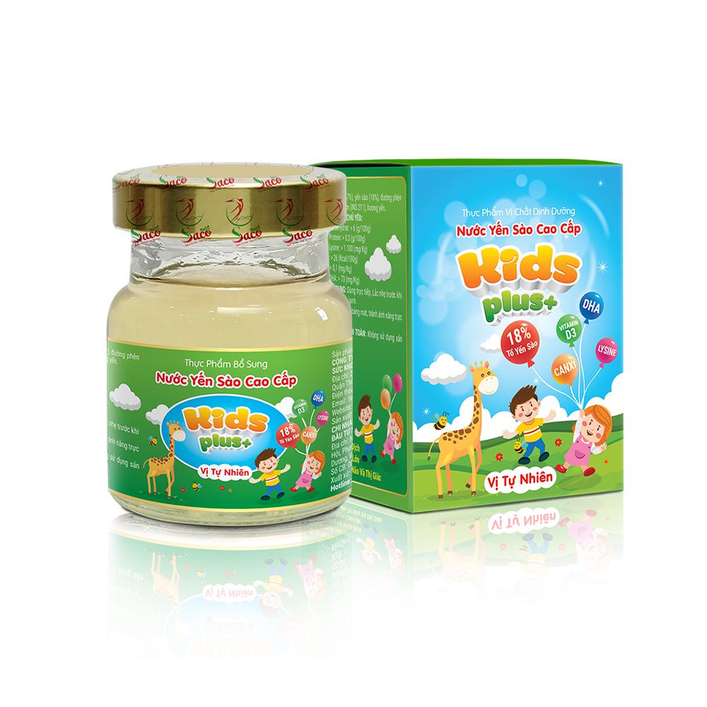 [HCM]Nước yến sào dành cho em bé Saconest Kids Plus 18% Yến Thiên Nhiên
