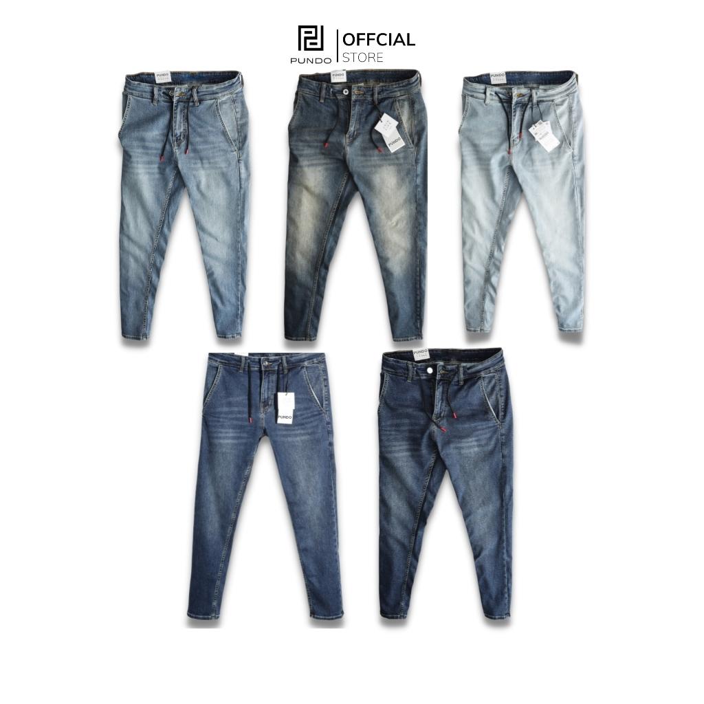 Quần jean dài nam , màu basic , chất cotton jean cao cấp , dễ phối pundo qjpd03 + qjpd02
