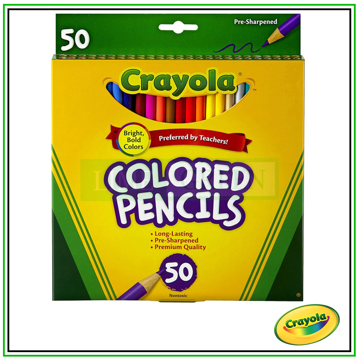 Hộp bút chì màu Crayola Colored Pencils Set 12 24 50 màu