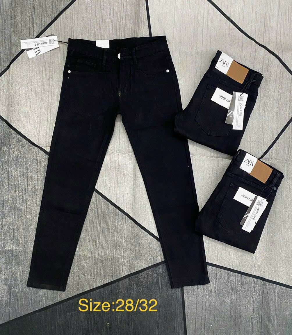 Quần jean nam rách gối cao cấp đẹp,quần bò jean nam dài from ôm nhẹ vải co giãn tốt KAYSTORE