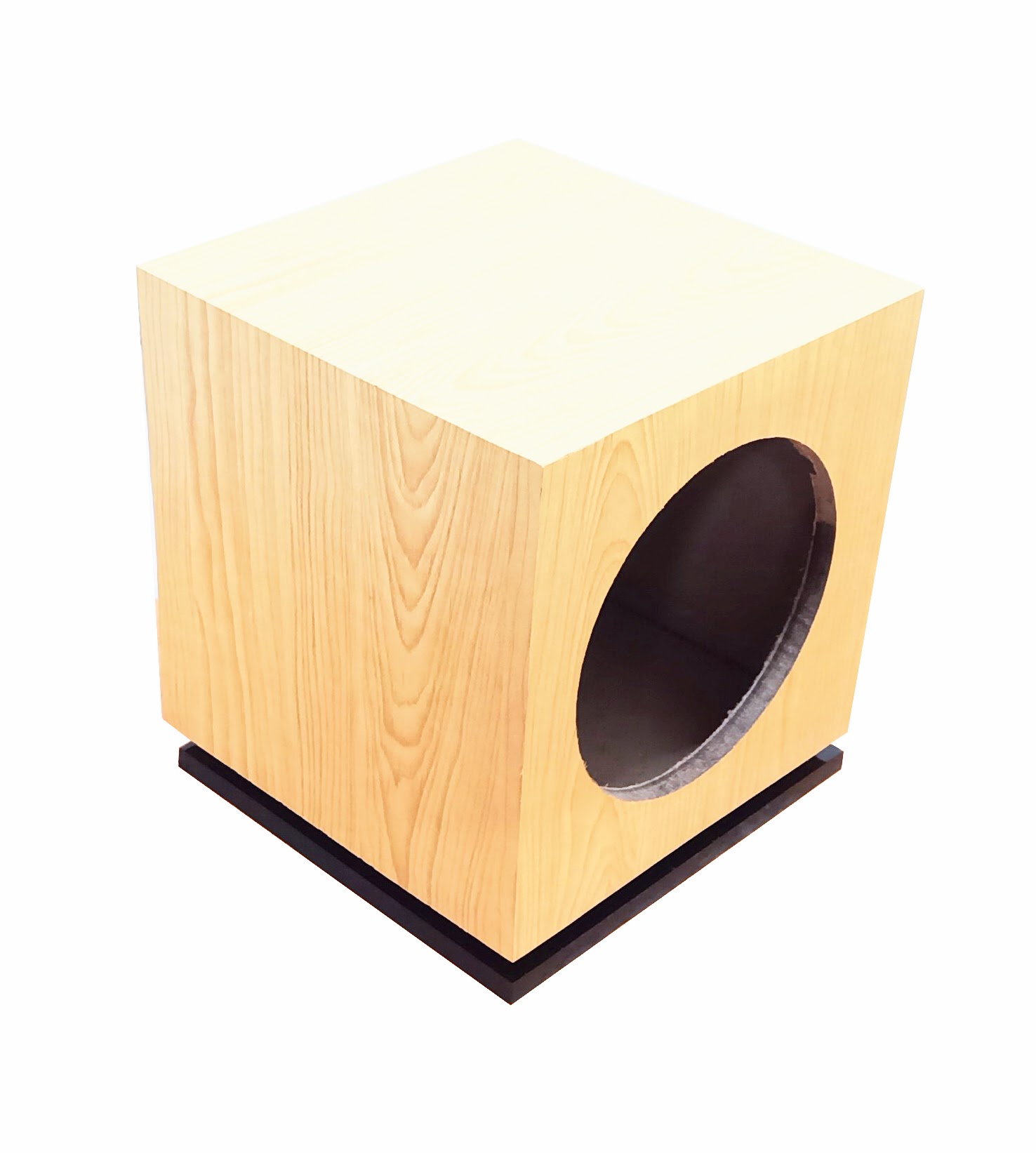 Vỏ thùng loa 10cm dạng sub có đế, dành cho loa 10cm
