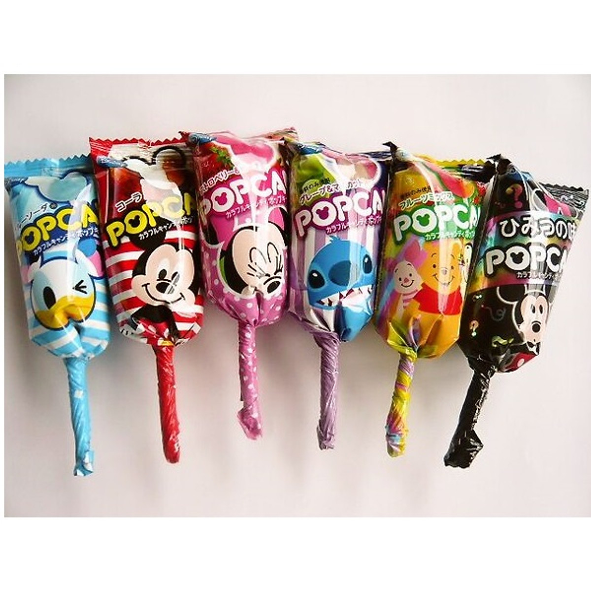 Kẹo mút popcan mickey disney glico cho bé