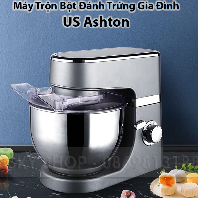 Máy nhào bột máy trộn bột đánh trứng đa năng us ashton sm350 1200w - 4,5l