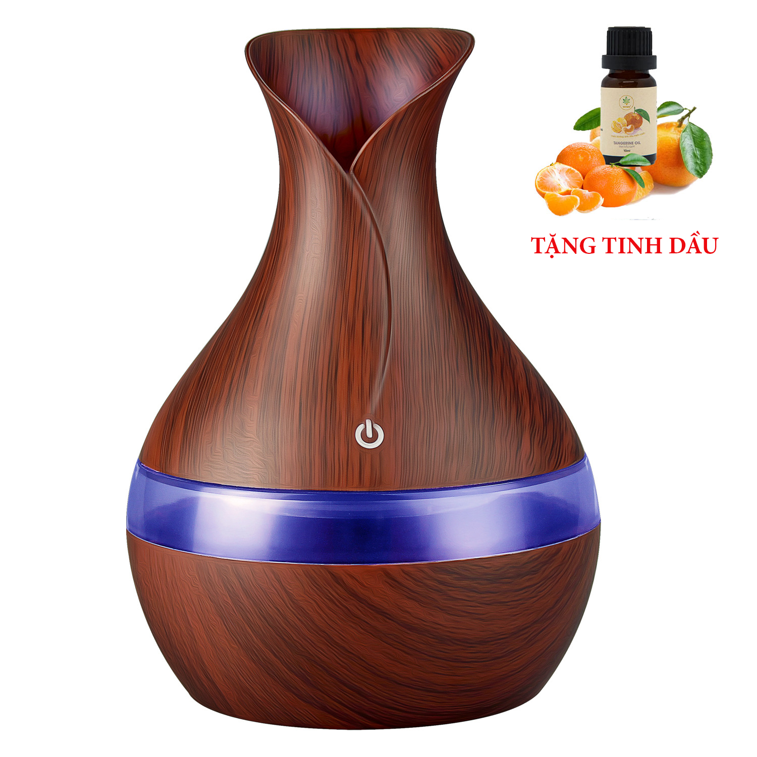 [HCM]Máy Phun  Sương Búp Sen Tạo Độ Ẩm Tặng Kèm Tinh Dầu Cao Cấp.