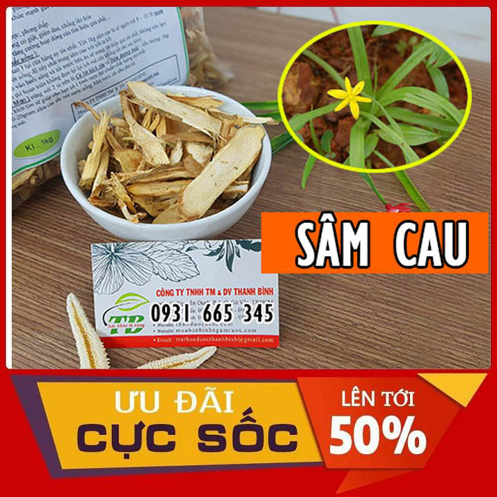 Combo 2kg sâm cau khô loại cao cấp - dược liệu thanh bình