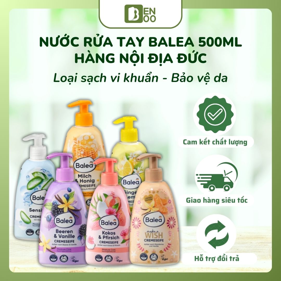 Babalea handwash 500ml antibacterial cleanser for Hands Care-domestic Germany genuine