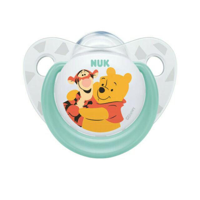 Ti giả NUK bộ 2 chiếc chất liệu Silicone Disney Sleeptime cho bé 0-6 tháng và 6-18 tháng