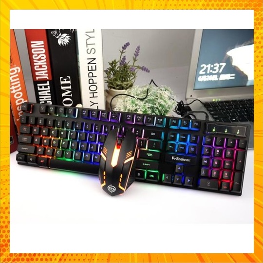 Bộ bàn phím và chuột k-snake km320 chuyên game led