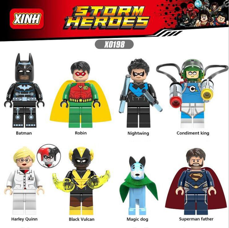 [HCM]Đồ chơi lắp ráp Minifigure  các nhân vật anh hùng DC batman-robin X0198