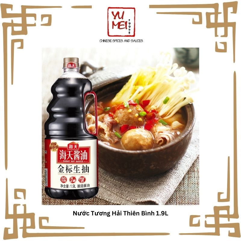 Nước Tương Hải Thiên Bình 1.75L - Tương Ngon Đậm Đà