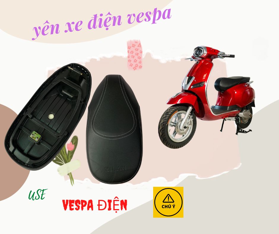 Yên xe máy điện vespa