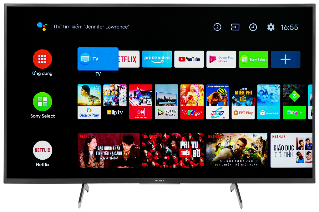 Android tivi sony 4k 50 inch kd-50x80j