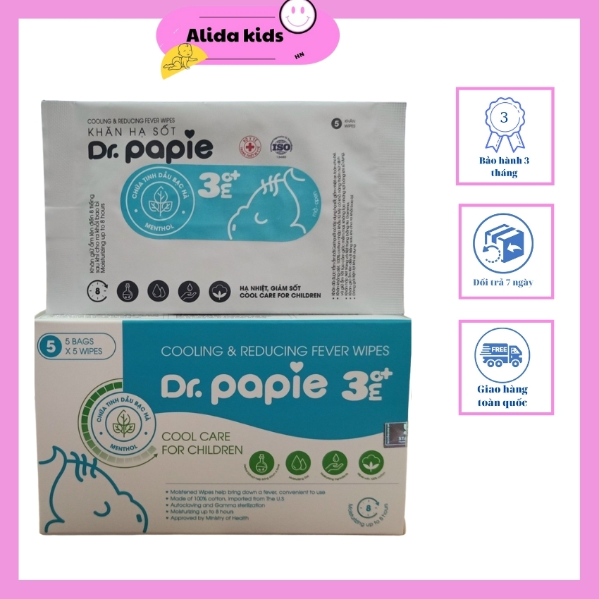 [FREESHIP]Gạc rơ lưỡi-Tưa lưới DR.PAPIE ALIDAKIDS MN23 vệ sinh răng miệng chống nấm ,tưa lưỡi cho bé