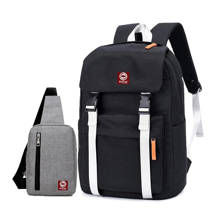 Bộ Balo Campus HR255 & Túi Messenger HARAS HR147
