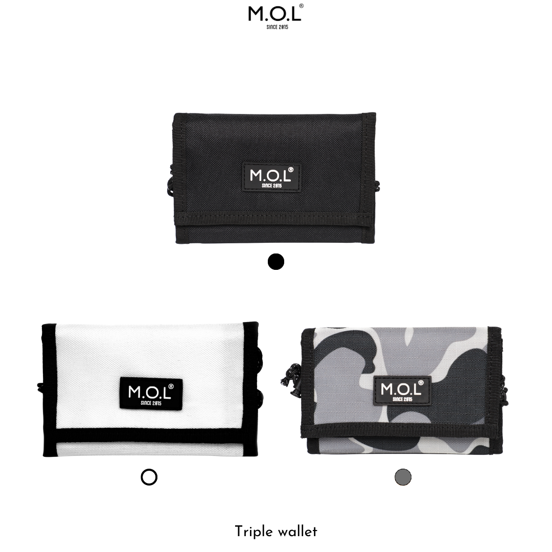 Bóp tiền: m.o.l triple - wallet