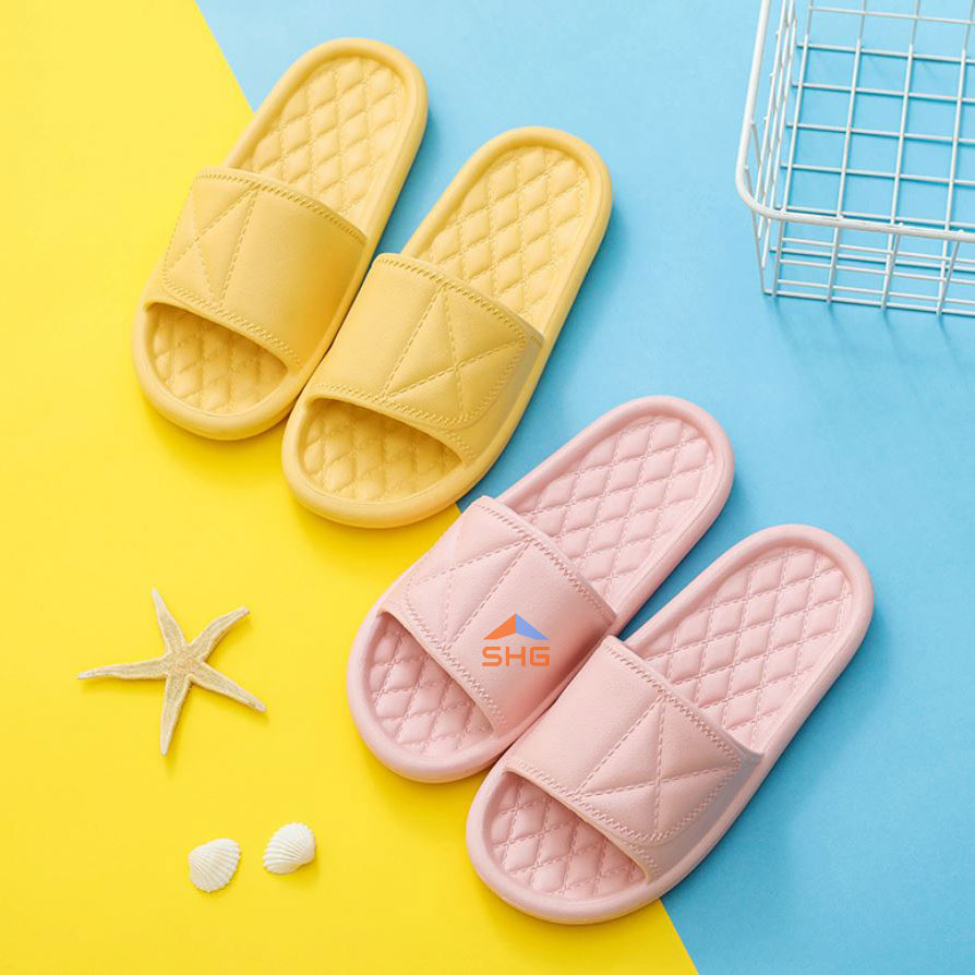 DÉP CAO SU ĐẾ BÁNH MÌ DẤU X HOẠ TIẾT CHỈ MAY HÌNH THOI RẤT DỂ THƯƠNG.SIZE DÀNH CHO NỮ