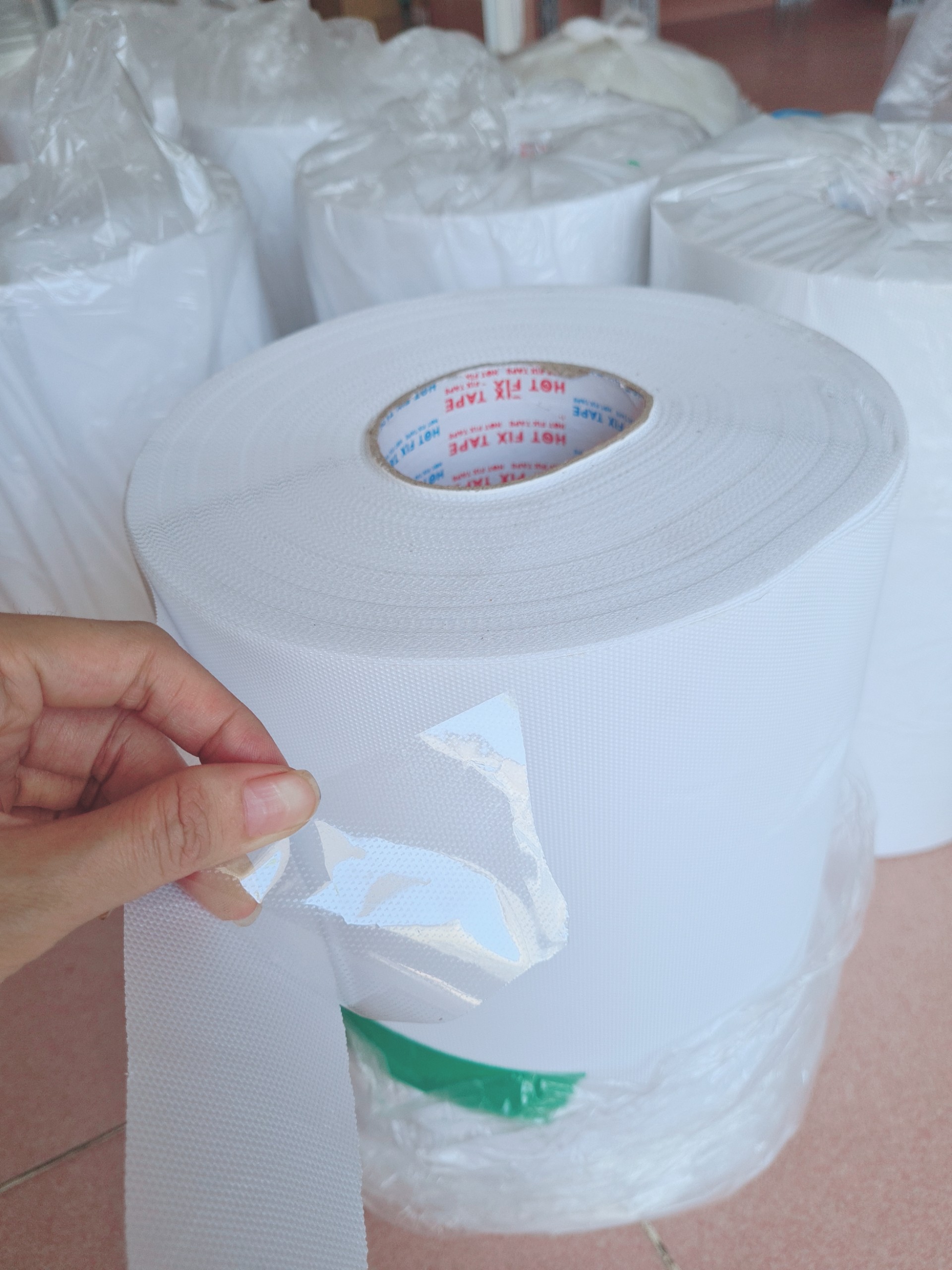 5m Keo dán vải ép nhiệt, keo dán đá HotFix Tape