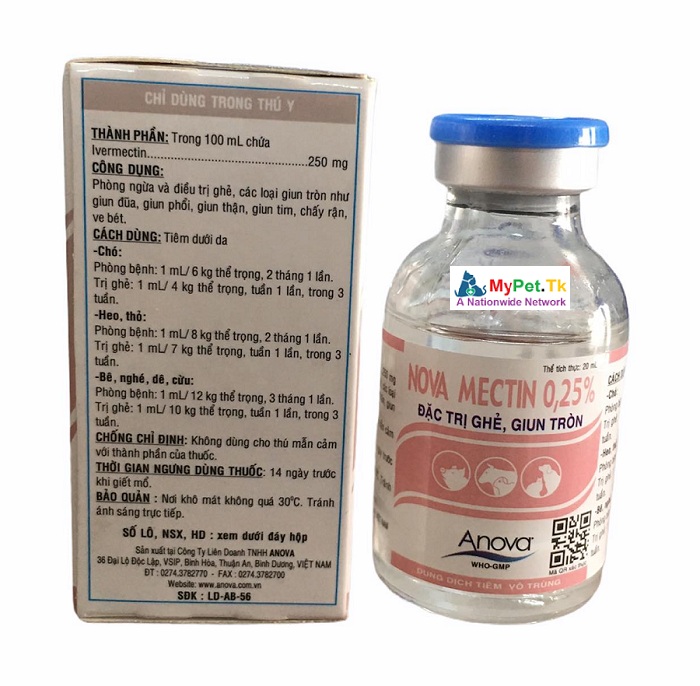 Nova Mectin 0.25% 20ML