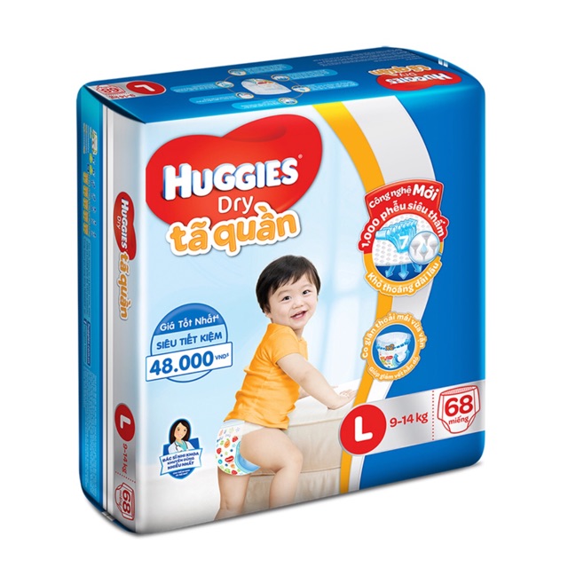 Tả quần huggies m74,l68,xl62,xxl56