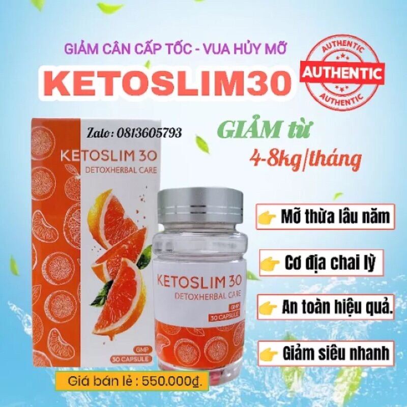 Thảo mộc giảm cân bưởi keto bưởi thái lan siêu mạnh -chính hãng hộp 30viên- thái lan