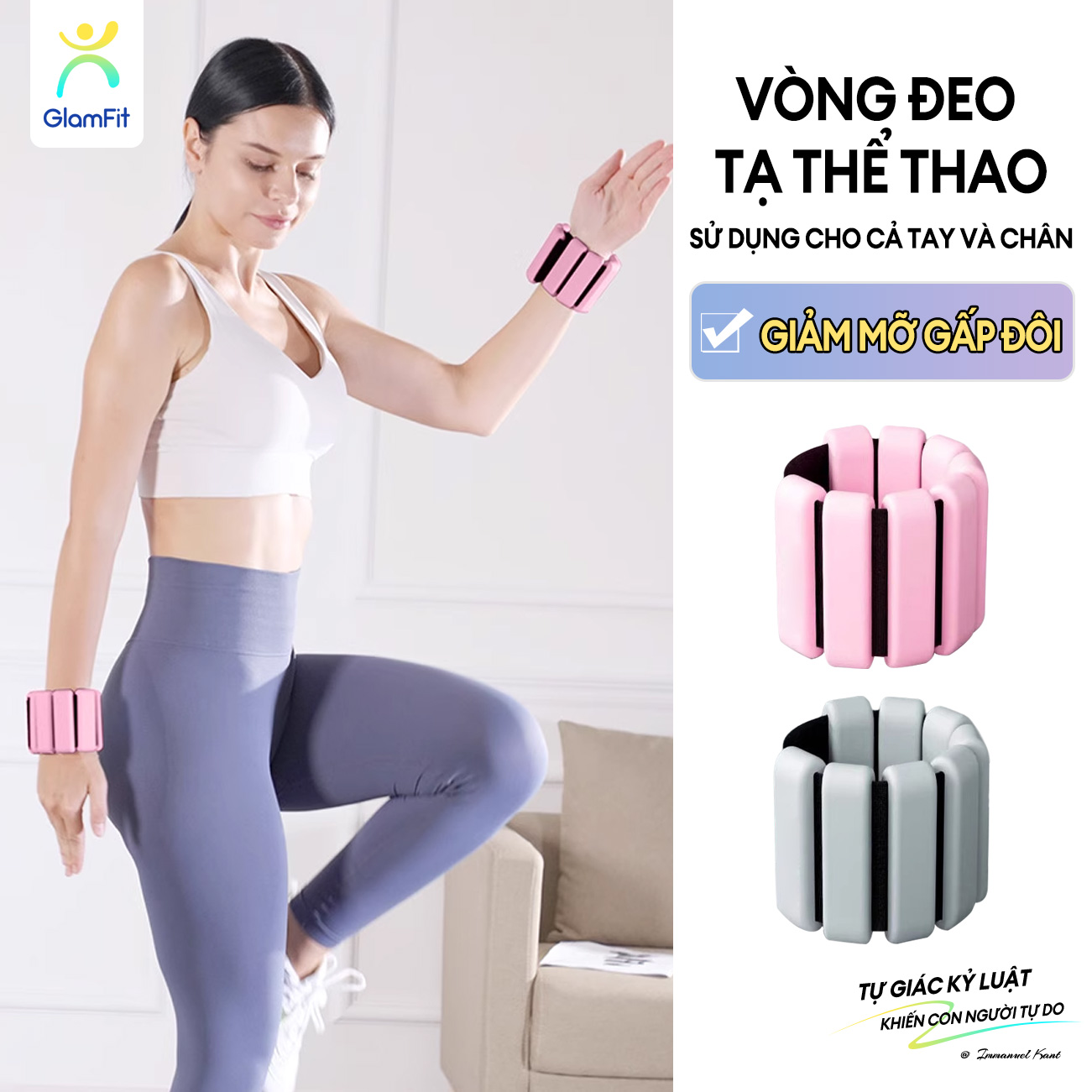 Tạ Đeo Tay tạ tay tập cổ tay Tạ Chân Túi Cát Đeo Cổ Tay Chất Liệu Bột Sắt Hỗ Trợ Tập Gym