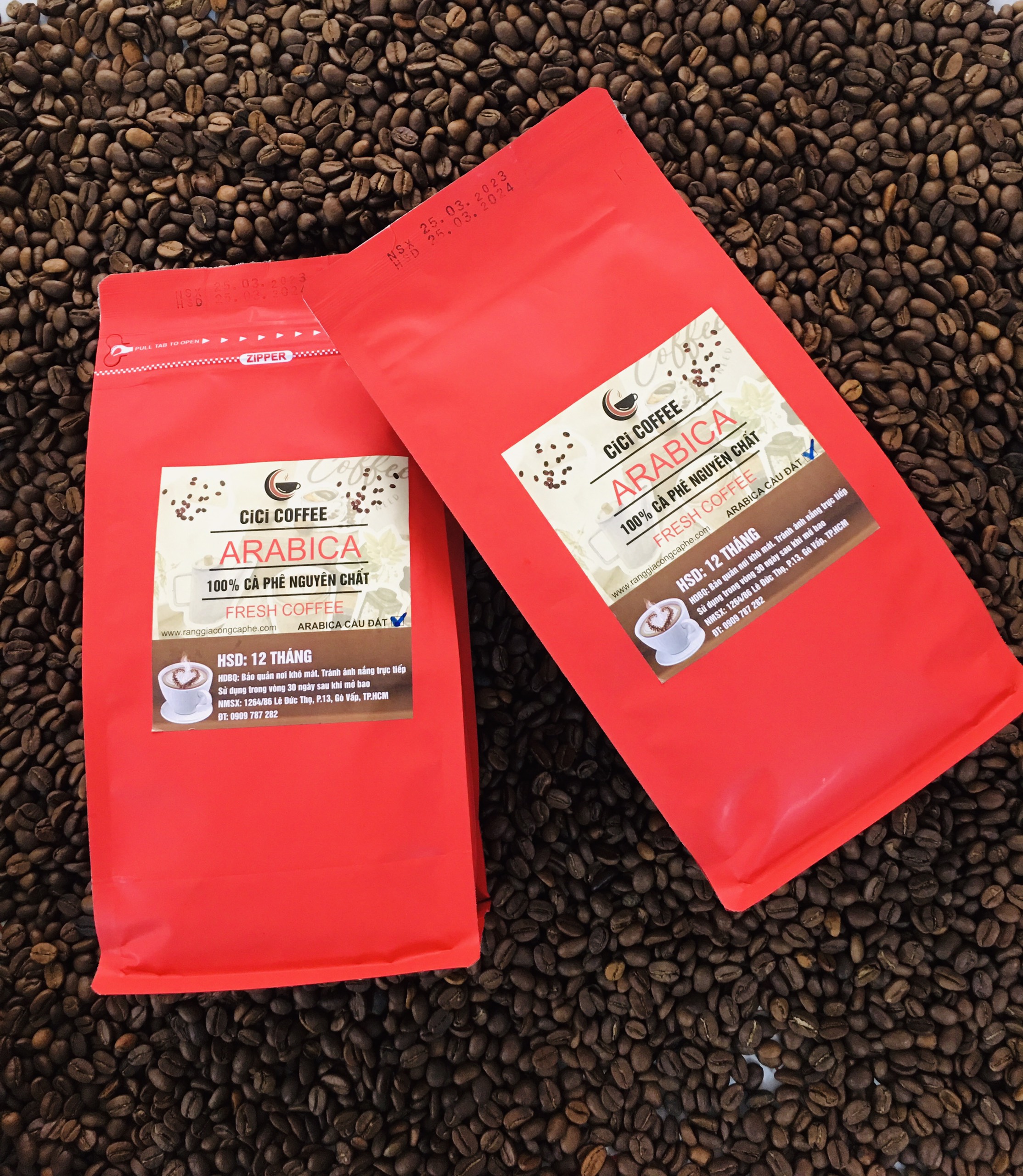 CÀ PHÊ HẠT RANG MỘC ARABICA 500gr (Loại 1)