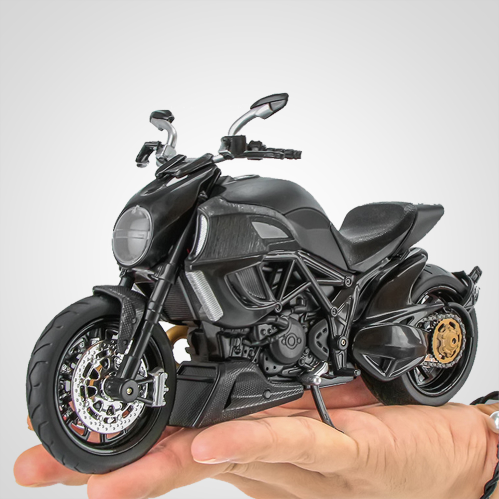 Xe mô hình Moto Ducati Diavel bằng kim loại tỉ lệ 1:12