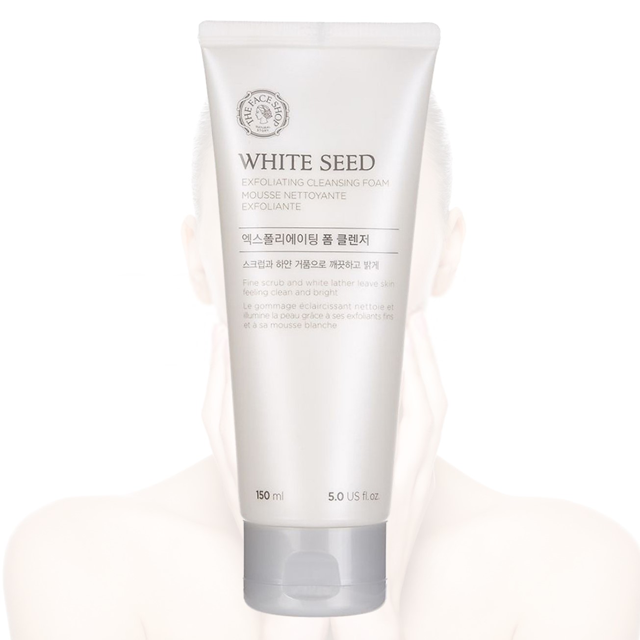 Sữa rửa mặt làm trắng sáng da The Face Shop White Seed Exfoliating Cleansing Foam 150ml