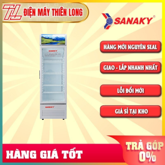 Tủ mát Sanaky 200 lít VH-258KL - TRẢ GÓP 0% - GIAO TOÀN QUỐC - NGOÀI HCM TÍNH PHÍ