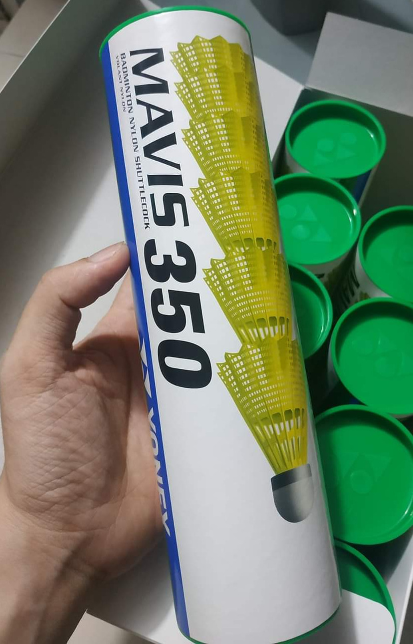 Quả cầu lông nhựa - Chính hãng Yonex- Ống cầu lông nhựa Yonex Mavis 350 (6 quả)